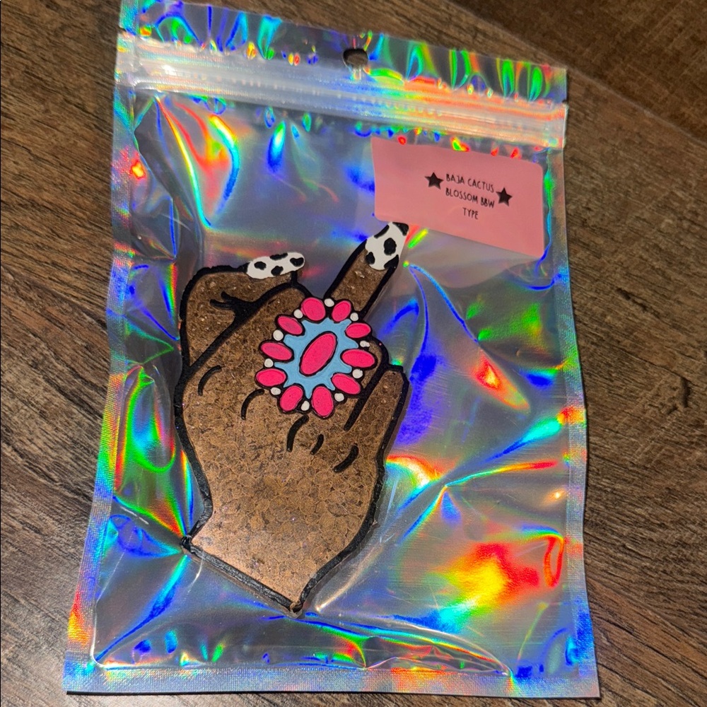 Western Middle Finger Car Freshie / Air Freshener
